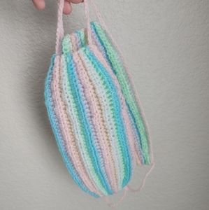 Rainbow Striped Handmade Crochet Face Mask